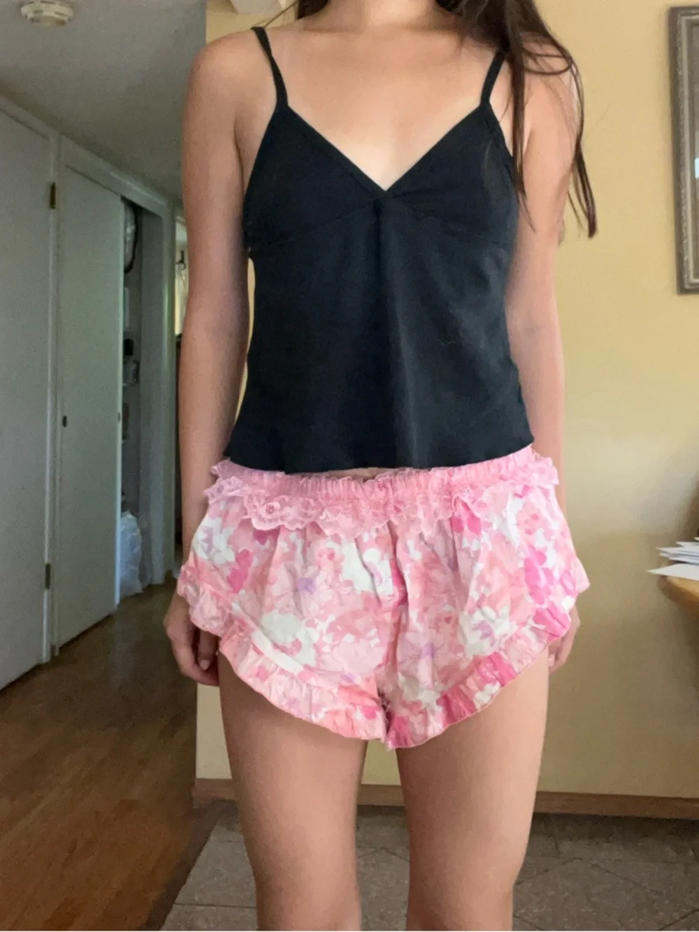 Free people floral sleep shorts